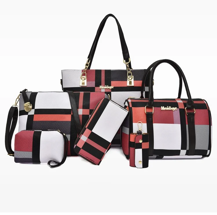 Fashion Ladies Bag Handbags Sets 6 in 1 Handbag for Women Fashion Ladies Bag Handbags Sets 6 in 1 Handbag for Women