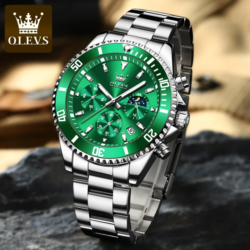 OLEVS 2870 OEM Luxury Mens Watches Sports Chronograph Waterproof Analog Date Quartz Men wristwatch OLEVS 2870 OEM Luxury Mens Watches Sports Chronograph Waterproof Analog Date Quartz Men wristwatch
