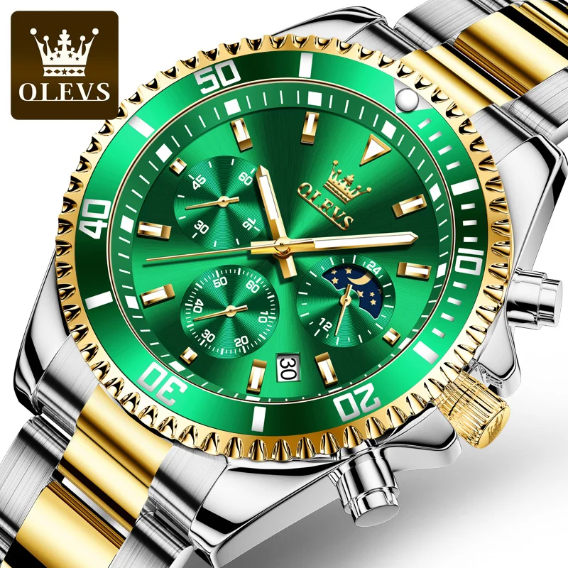 OLEVS 2870 OEM Luxury Mens Watches Sports Chronograph Waterproof Analog Date Quartz Men wristwatch OLEVS 2870 OEM Luxury Mens Watches Sports Chronograph Waterproof Analog Date Quartz Men wristwatch