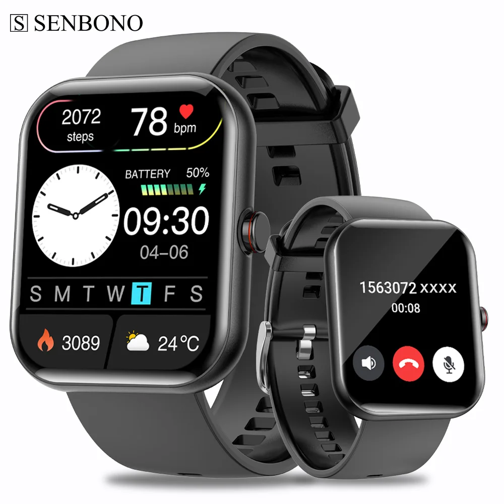 SENBONO 2023 big screen Smart Watch A221 BT Call 1.91inch AI Voice Sport Watch Fitness Tracker Waterproof Women Smartwatch Men SENBONO 2023 big screen Smart Watch A221 BT Call 1.91inch AI Voice Sport Watch Fitness Tracker Waterproof Women Smartwatch Men