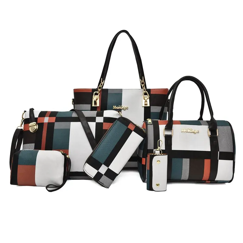 Fashion Ladies Bag Handbags Sets 6 in 1 Handbag for Women Fashion Ladies Bag Handbags Sets 6 in 1 Handbag for Women