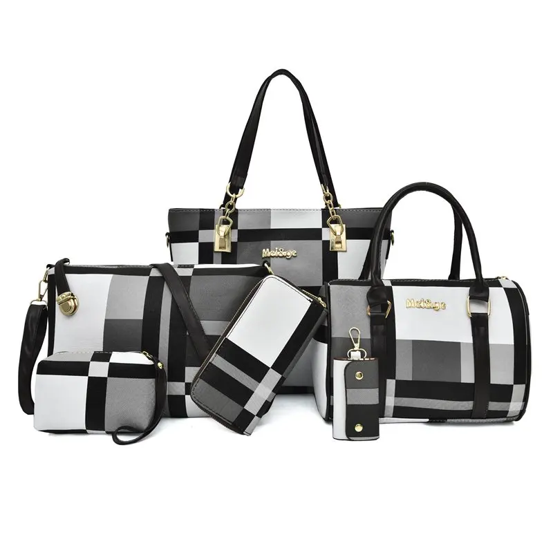 Fashion Ladies Bag Handbags Sets 6 in 1 Handbag for Women Fashion Ladies Bag Handbags Sets 6 in 1 Handbag for Women