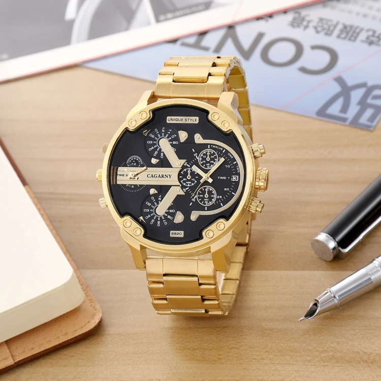 Hot Sale Watch Producer Case Business Strap Bracelet Stainless Steel Quartz Chronograph Watch Men Wrist