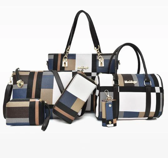 Fashion Ladies Bag Handbags Sets 6 in 1 Handbag for Women Fashion Ladies Bag Handbags Sets 6 in 1 Handbag for Women