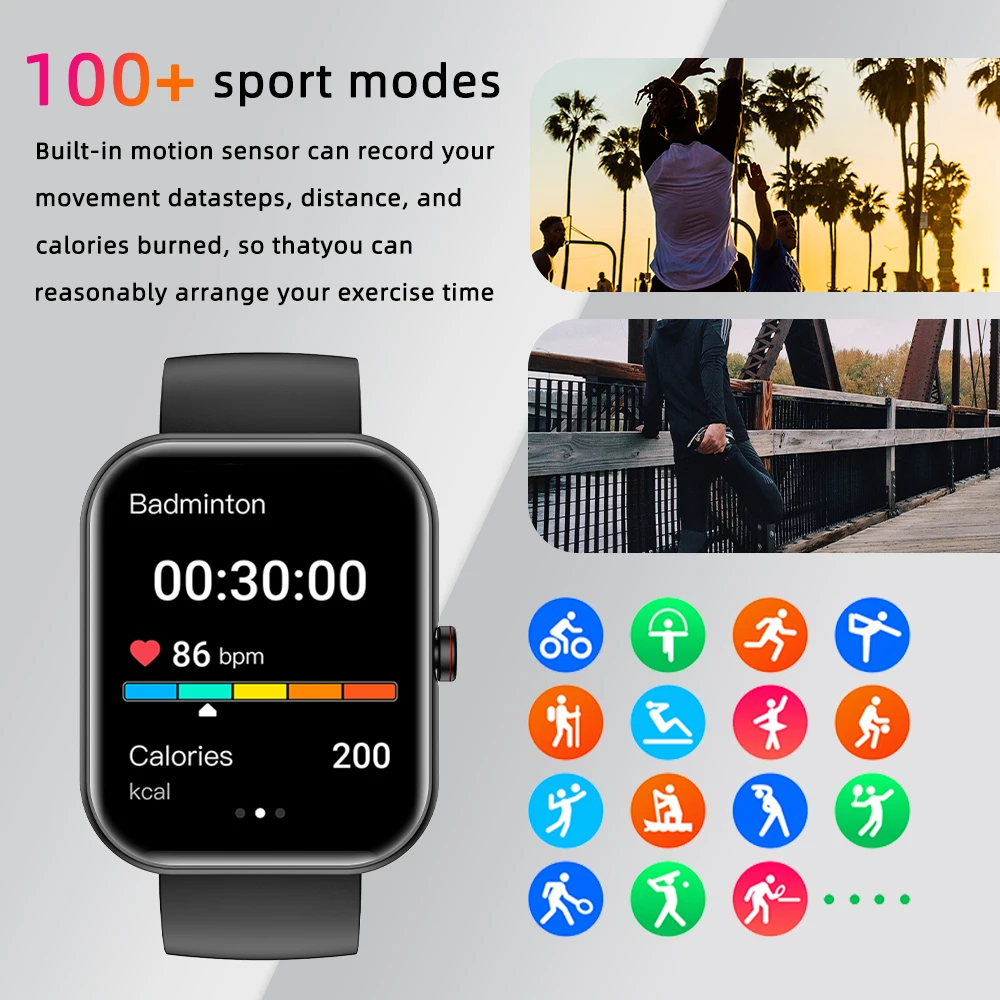 SENBONO 2023 big screen Smart Watch A221 BT Call 1.91inch AI Voice Sport Watch Fitness Tracker Waterproof Women Smartwatch Men SENBONO 2023 big screen Smart Watch A221 BT Call 1.91inch AI Voice Sport Watch Fitness Tracker Waterproof Women Smartwatch Men