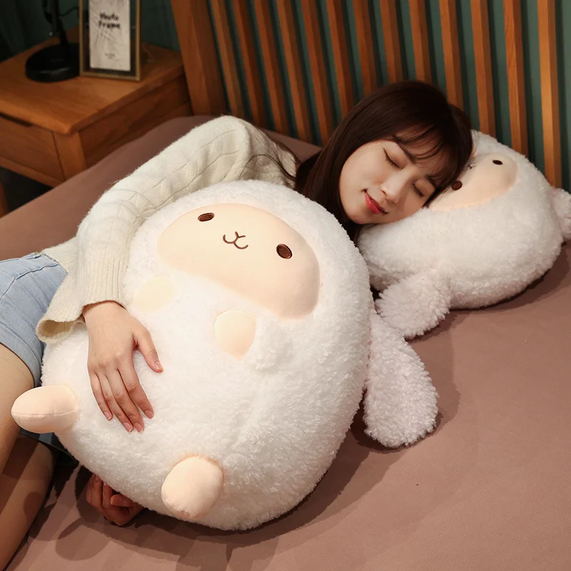 Stuffed Animal Pillow Cartoon Round Ball Sheep Plush Toy Lovely Kids Birthyday Gift Stuffed Animal Pillow Cartoon Round Ball Sheep Plush Toy Lovely Kids Birthyday Gift