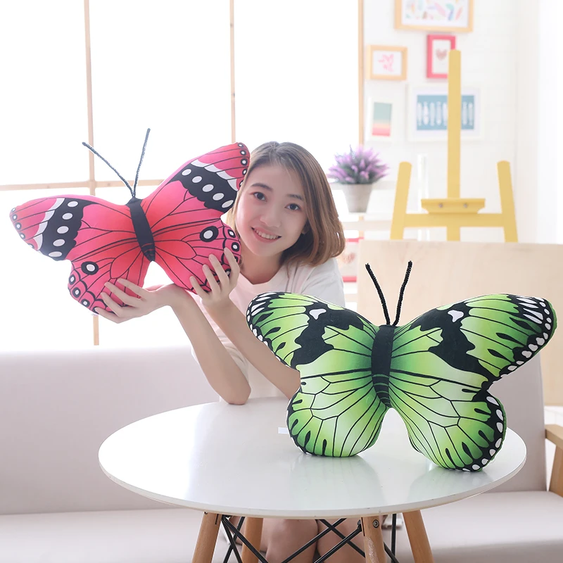 Simulation Soft Butterfly Plush Pillow Toy Stuffed Animals Butterfly Plush Kids Toys Cushion Home Decoration Girl Birthday Gifts Simulation Soft Butterfly Plush Pillow Toy Stuffed Animals Butterfly Plush Kids Toys Cushion Home Decoration Girl Birthday Gifts