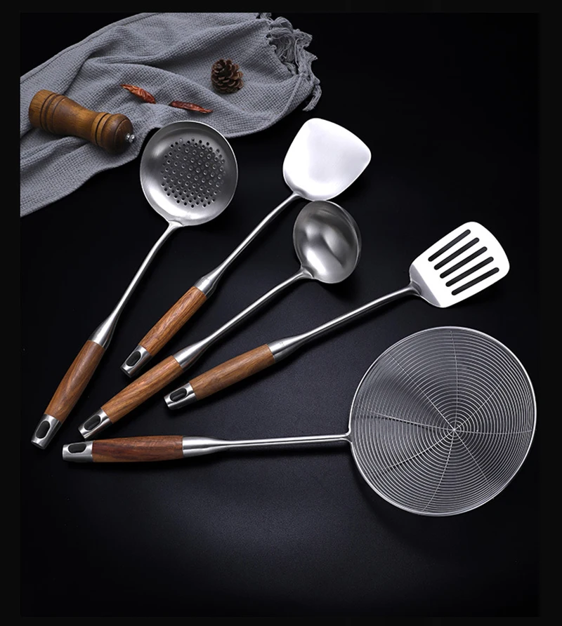 304 Stainless Steel Wood Handle Wide Fried Fish Spatulas Steak Shovel Fish Turner Slotted Beveled Kitchen Cooking Utensils 304 Stainless Steel Wood Handle Wide Fried Fish Spatulas Steak Shovel Fish Turner Slotted Beveled Kitchen Cooking Utensils