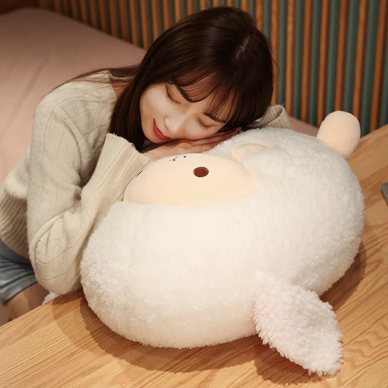 Stuffed Animal Pillow Cartoon Round Ball Sheep Plush Toy Lovely Kids Birthyday Gift Stuffed Animal Pillow Cartoon Round Ball Sheep Plush Toy Lovely Kids Birthyday Gift