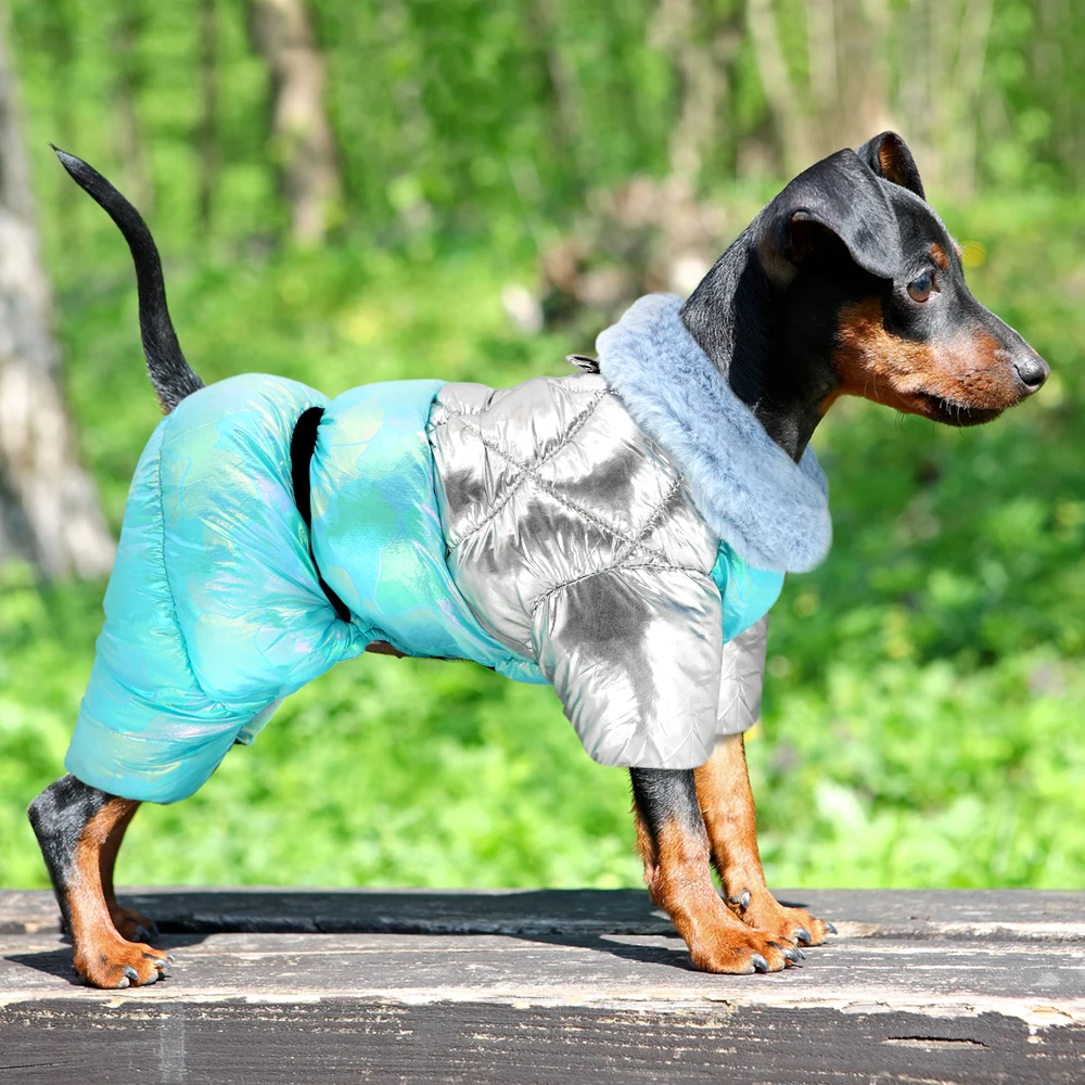 Winter Dog Jumpsuit Waterproof Clothes Snowsuit for Dogs Thick Warm Pet Clothing Downjacket Coat With Fur Collar Chihuahua Pug Winter Dog Jumpsuit Waterproof Clothes Snowsuit for Dogs Thick Warm Pet Clothing Downjacket Coat With Fur Collar Chihuahua Pug