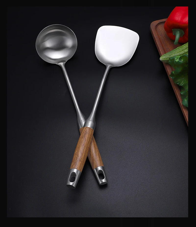 304 Stainless Steel Wood Handle Wide Fried Fish Spatulas Steak Shovel Fish Turner Slotted Beveled Kitchen Cooking Utensils 304 Stainless Steel Wood Handle Wide Fried Fish Spatulas Steak Shovel Fish Turner Slotted Beveled Kitchen Cooking Utensils