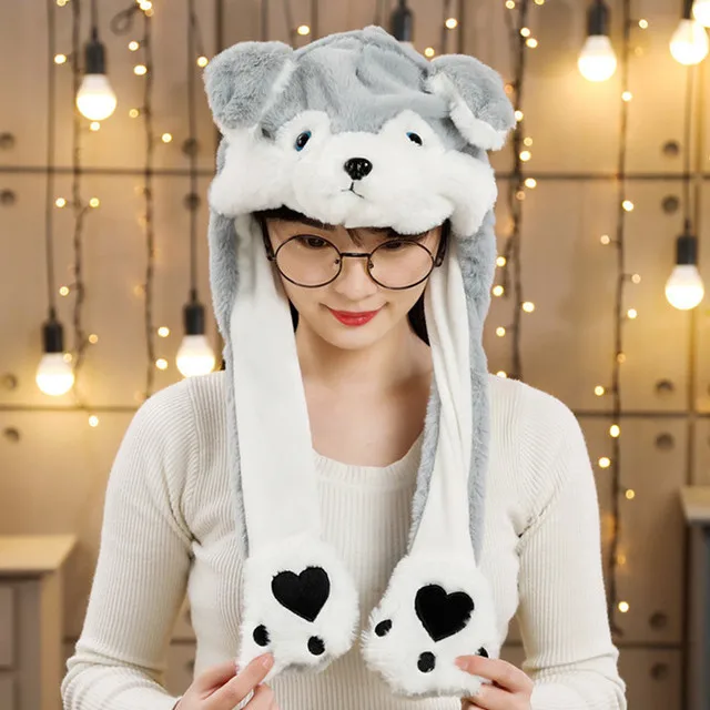 Cartoon Bunny Ear Move Hat Jumping up Toys Rabbit Girls Animal Plush Costume Cosplay Cap Kids Party for Adult Funny Anime Hat Cartoon Bunny Ear Move Hat Jumping up Toys Rabbit Girls Animal Plush Costume Cosplay Cap Kids Party for Adult Funny Anime Hat