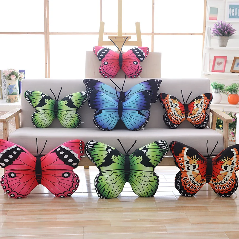 Simulation Soft Butterfly Plush Pillow Toy Stuffed Animals Butterfly Plush Kids Toys Cushion Home Decoration Girl Birthday Gifts Simulation Soft Butterfly Plush Pillow Toy Stuffed Animals Butterfly Plush Kids Toys Cushion Home Decoration Girl Birthday Gifts