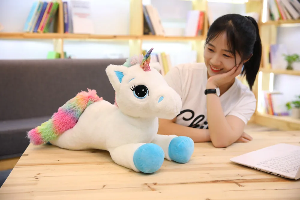 40cm 60cm 80cm Rainbow Unicorn Plush Toys Kawaii Kids Toys Stuffed Cartoon Animal Baby Doll Children Christmas Birthday Gift 40cm 60cm 80cm Rainbow Unicorn Plush Toys Kawaii Kids Toys Stuffed Cartoon Animal Baby Doll Children Christmas Birthday Gift