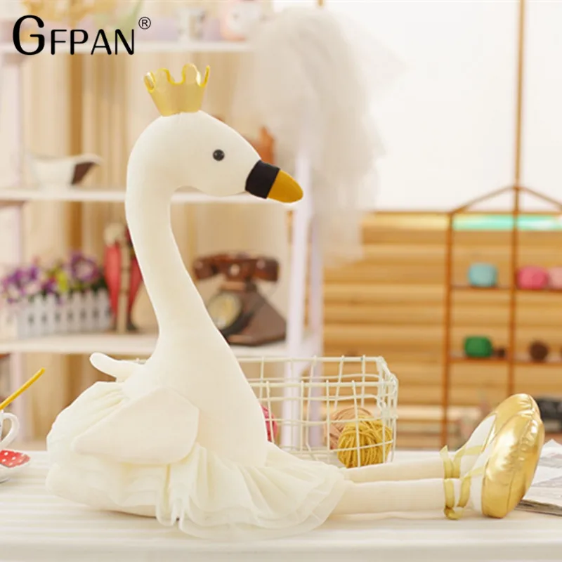 1pc Beautiful Skirt Swan White&Pink Color Super Lovely Animal Stuffed&Plush Baby Cotton Toys Party Doll For Children Girls Kids 1pc Beautiful Skirt Swan White&Pink Color Super Lovely Animal Stuffed&Plush Baby Cotton Toys Party Doll For Children Girls Kids