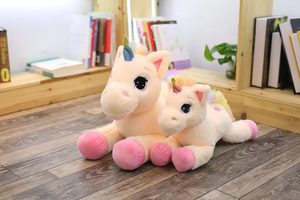 40cm 60cm 80cm Rainbow Unicorn Plush Toys Kawaii Kids Toys Stuffed Cartoon Animal Baby Doll Children Christmas Birthday Gift 40cm 60cm 80cm Rainbow Unicorn Plush Toys Kawaii Kids Toys Stuffed Cartoon Animal Baby Doll Children Christmas Birthday Gift