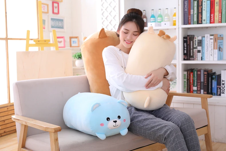 Animal Sweet Dinosaur Pig Cat Bear Plush Toy Soft Cartoon Panda Hamster Elephant Deer Stuffed Doll Baby Pillow Gift Animal Sweet Dinosaur Pig Cat Bear Plush Toy Soft Cartoon Panda Hamster Elephant Deer Stuffed Doll Baby Pillow Gift