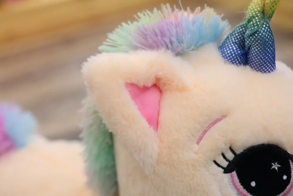 40cm 60cm 80cm Rainbow Unicorn Plush Toys Kawaii Kids Toys Stuffed Cartoon Animal Baby Doll Children Christmas Birthday Gift 40cm 60cm 80cm Rainbow Unicorn Plush Toys Kawaii Kids Toys Stuffed Cartoon Animal Baby Doll Children Christmas Birthday Gift