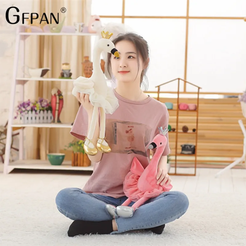 1pc Beautiful Skirt Swan White&Pink Color Super Lovely Animal Stuffed&Plush Baby Cotton Toys Party Doll For Children Girls Kids 1pc Beautiful Skirt Swan White&Pink Color Super Lovely Animal Stuffed&Plush Baby Cotton Toys Party Doll For Children Girls Kids