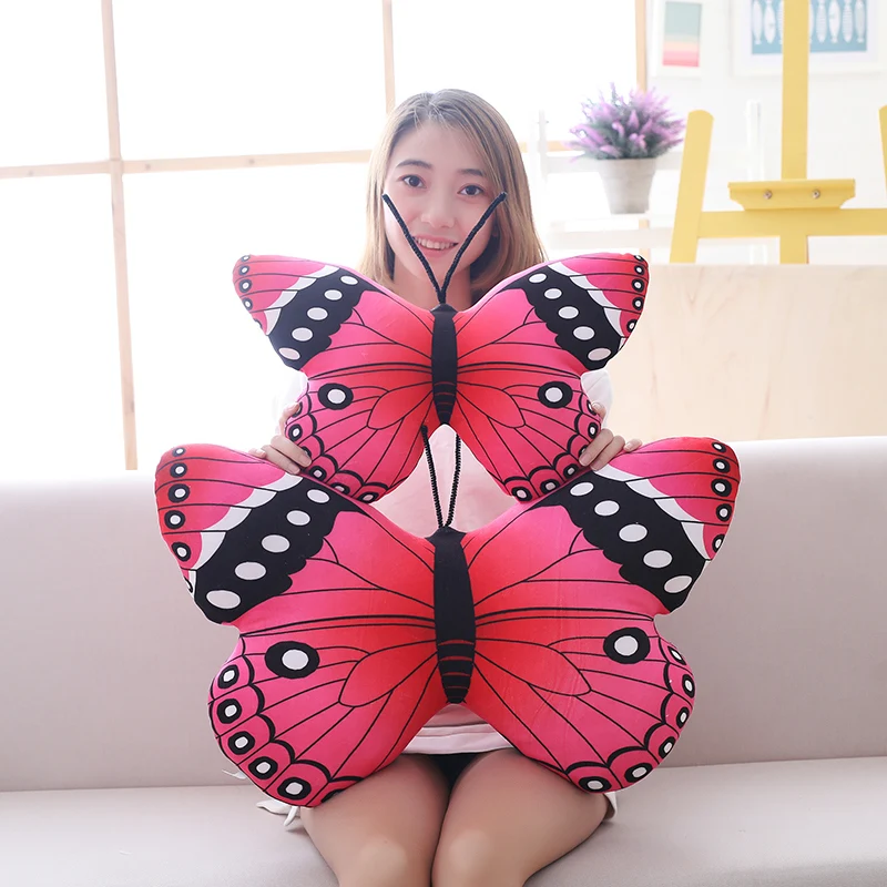 Simulation Soft Butterfly Plush Pillow Toy Stuffed Animals Butterfly Plush Kids Toys Cushion Home Decoration Girl Birthday Gifts Simulation Soft Butterfly Plush Pillow Toy Stuffed Animals Butterfly Plush Kids Toys Cushion Home Decoration Girl Birthday Gifts