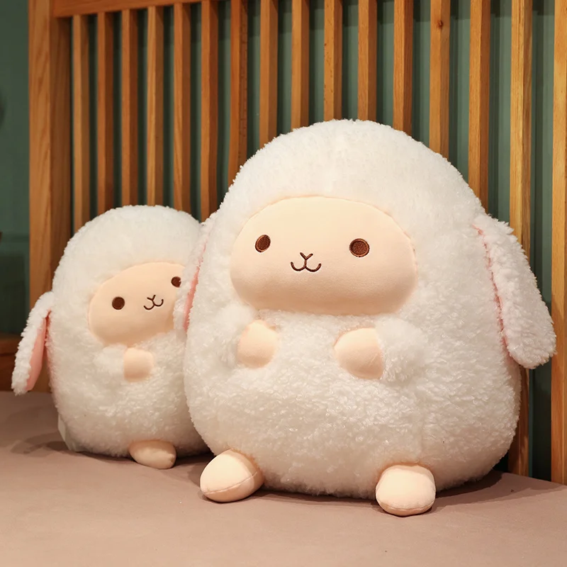 Stuffed Animal Pillow Cartoon Round Ball Sheep Plush Toy Lovely Kids Birthyday Gift Stuffed Animal Pillow Cartoon Round Ball Sheep Plush Toy Lovely Kids Birthyday Gift