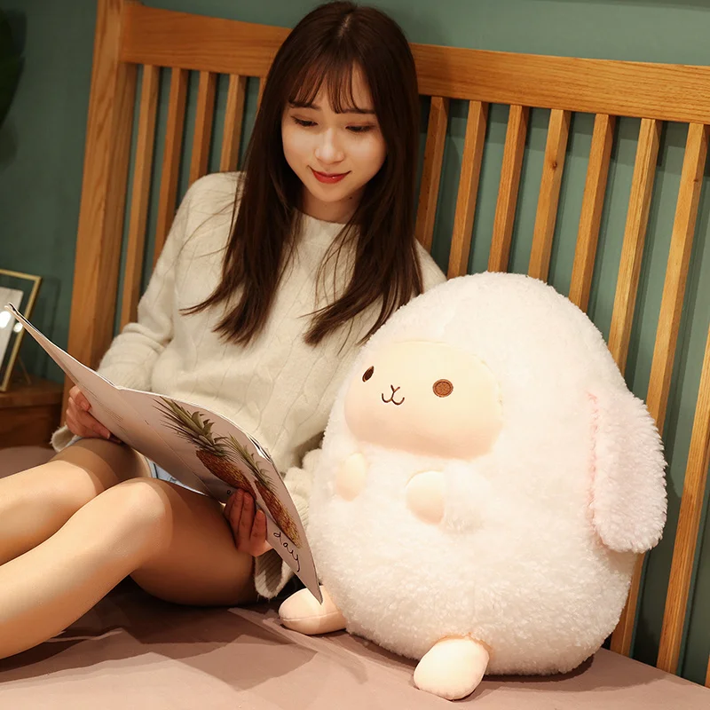 Stuffed Animal Pillow Cartoon Round Ball Sheep Plush Toy Lovely Kids Birthyday Gift Stuffed Animal Pillow Cartoon Round Ball Sheep Plush Toy Lovely Kids Birthyday Gift