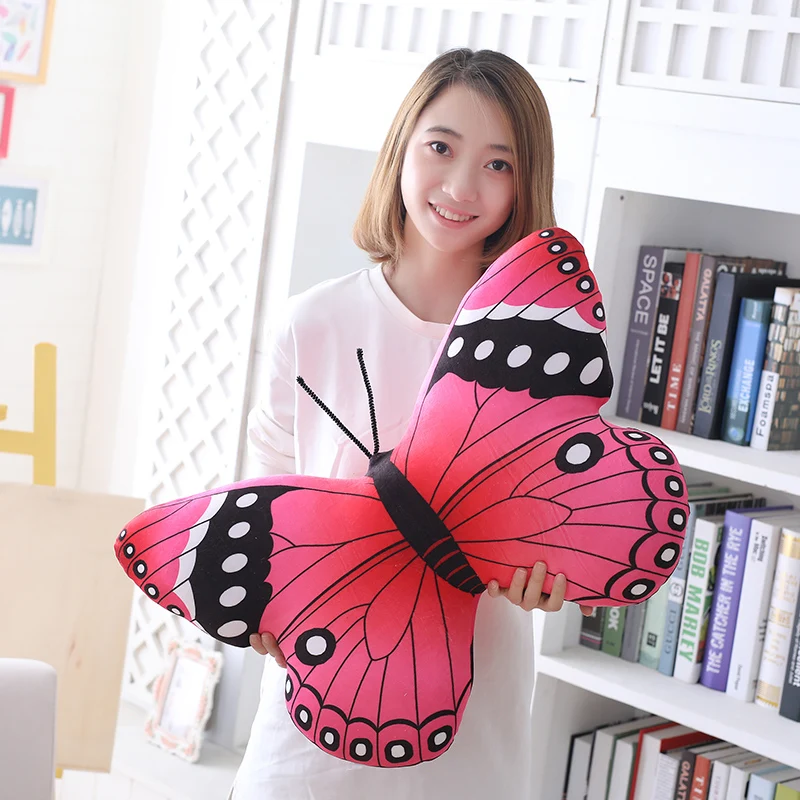 Simulation Soft Butterfly Plush Pillow Toy Stuffed Animals Butterfly Plush Kids Toys Cushion Home Decoration Girl Birthday Gifts Simulation Soft Butterfly Plush Pillow Toy Stuffed Animals Butterfly Plush Kids Toys Cushion Home Decoration Girl Birthday Gifts