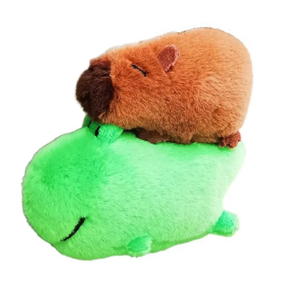 Cute Multicolor Plush Capybara Keychain Toy Cartoon Capybara Headgear Capybara Doll Accessories Guinea Pig Fluffty Animal Doll Cute Multicolor Plush Capybara Keychain Toy Cartoon Capybara Headgear Capybara Doll Accessories Guinea Pig Fluffty Animal Doll