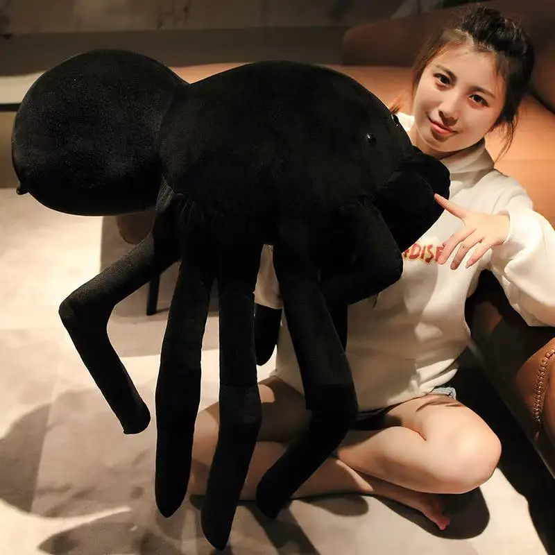 Black Spider Doll Plush Toy Handmade Doll Cartoon Anime Cute Pillow Cushion Home Decoration Children's Birthday Gift Toy Black Spider Doll Plush Toy Handmade Doll Cartoon Anime Cute Pillow Cushion Home Decoration Children's Birthday Gift Toy