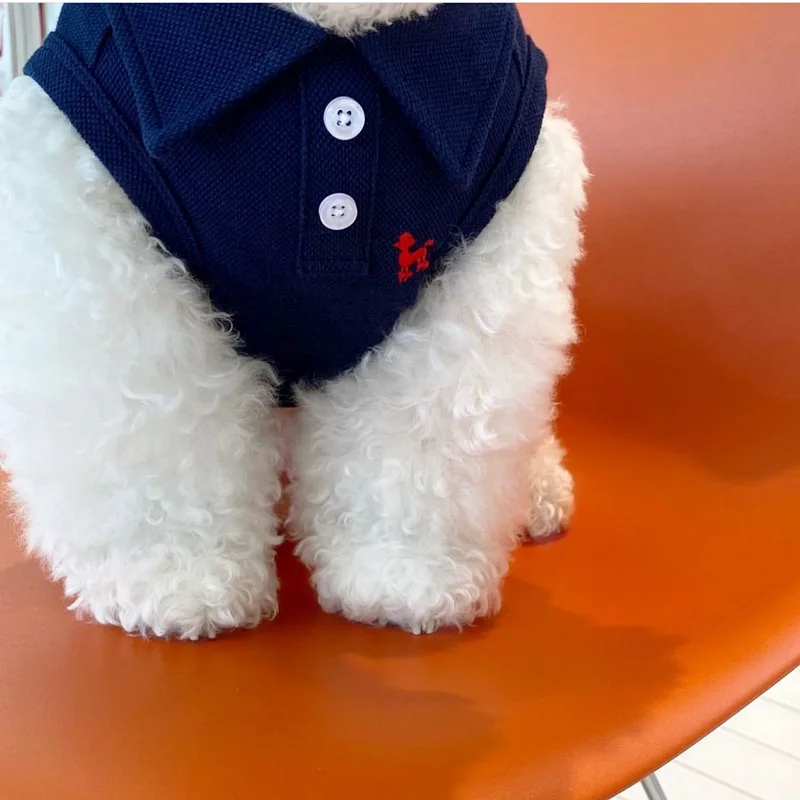 Summer Polo Shirt for Dogs Puppy Clothes Bichon Frise Chihuahua Stripe Dog Sweatshirt Dog Cooling Vest for Small and Medium Dogs Summer Polo Shirt for Dogs Puppy Clothes Bichon Frise Chihuahua Stripe Dog Sweatshirt Dog Cooling Vest for Small and Medium Dogs