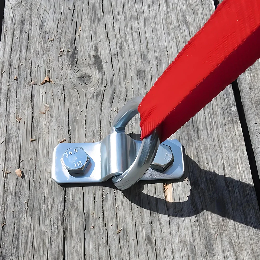 4-12Pcs D Rings Tie Down Anchors Ring Pull Hook Stainless Steel Lashing Ring Load Fit for Car Boat Cargo trailer Vehicles RV Van