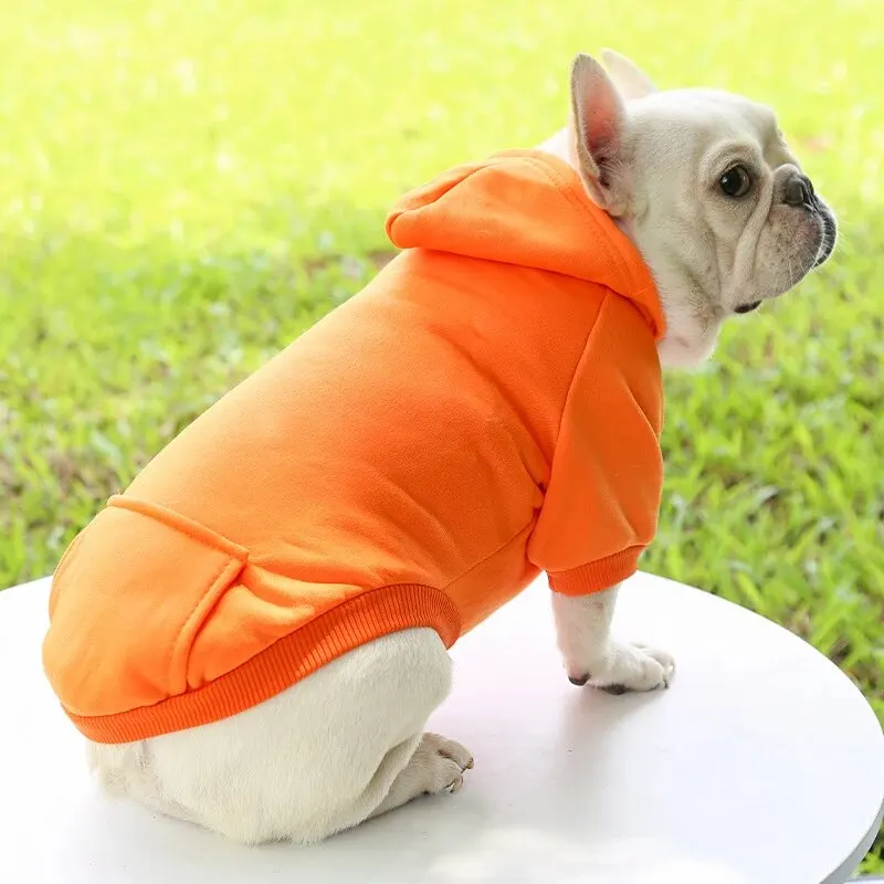 Fashion Dog Clothing Autumn And Winter Small Pet Clothes Thickening Warm Solid Color Two-Feet Hooded Wweater Casual Pet Products Fashion Dog Clothing Autumn And Winter Small Pet Clothes Thickening Warm Solid Color Two-Feet Hooded Wweater Casual Pet Products