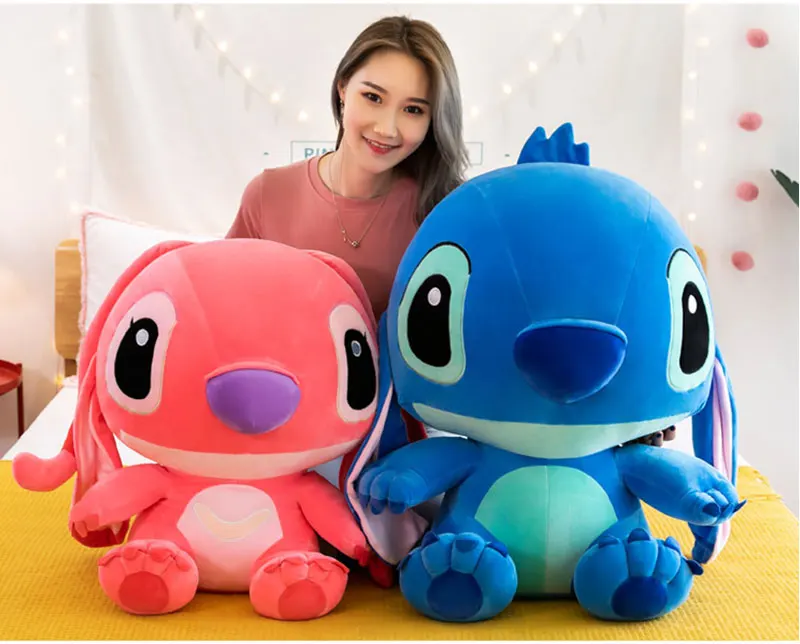 20-60cm Giant Size Lilo & Stitch Couple Models Cartoon Stuffed Plush Anime Plushs Toys Pendant Toy Pillow Kids Birthday Gift 20-60cm Giant Size Lilo & Stitch Couple Models Cartoon Stuffed Plush Anime Plushs Toys Pendant Toy Pillow Kids Birthday Gift