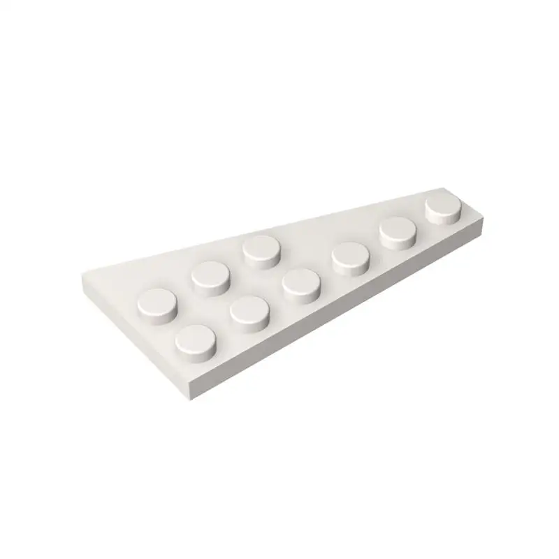 Gobricks 10PCS Bricks Wedge Plate Parts 6x3 Right compatible with 54383 pieces of children's toys Building Blocks Assembles T Gobricks 10PCS Bricks Wedge Plate Parts 6x3 Right compatible with 54383 pieces of children's toys Building Blocks Assembles T