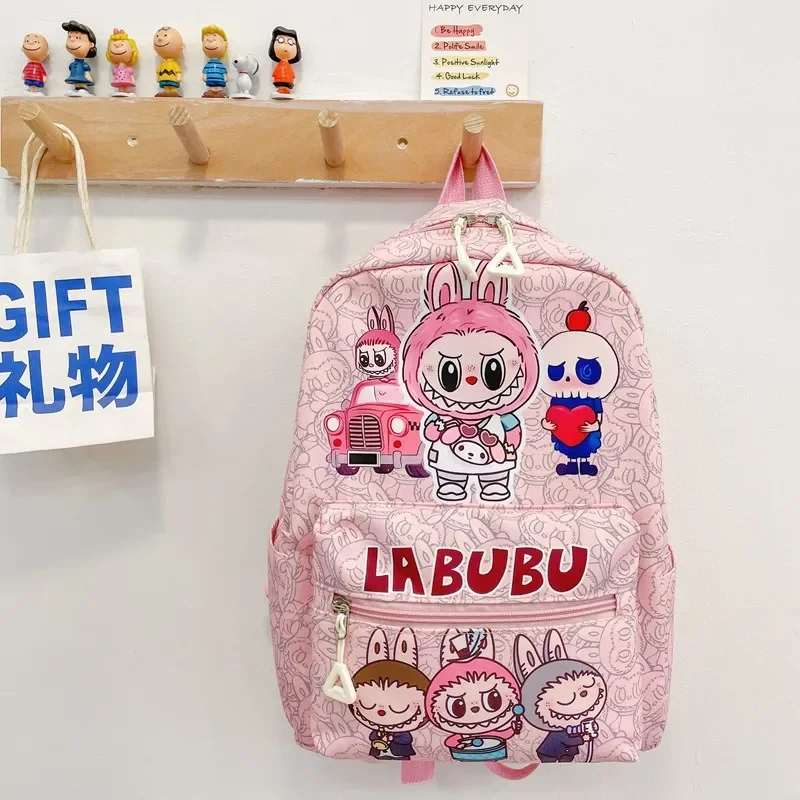 New Large Capacity Labubu Kindergarten Bag Children's Backpack Cartoon Cute Primary School Backpack Shoulder Bag New Large Capacity Labubu Kindergarten Bag Children's Backpack Cartoon Cute Primary School Backpack Shoulder Bag