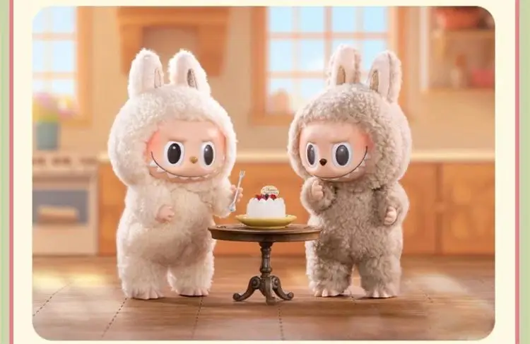 Labubu Monsters Dolls Toys Full Set Collectible 1:1 Replica Model Cute Have A Seat Keychain Backpack Pendant High Quality Gifts