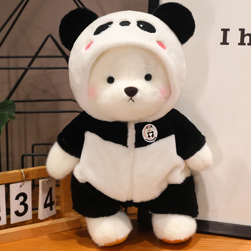 30cm Kawaii Clothed Joint Bear Plush Toy Doll Cute Stuffed Animal Bear With Movable Limbs and Head Birthday Gift for Girls Kids 30cm Kawaii Clothed Joint Bear Plush Toy Doll Cute Stuffed Animal Bear With Movable Limbs and Head Birthday Gift for Girls Kids