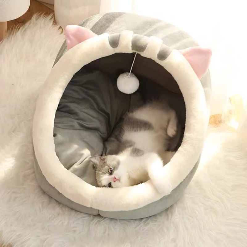 Deep Sleep Cat Bed Warm Pet Basket Cozy Cat House Kitten Lounger Cushion Cat Nesk Tent Very Soft Small Dog Mat Bag Cave Cats Bed Deep Sleep Cat Bed Warm Pet Basket Cozy Cat House Kitten Lounger Cushion Cat Nesk Tent Very Soft Small Dog Mat Bag Cave Cats Bed