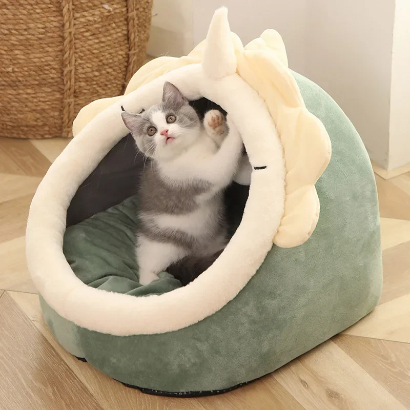 Washable pet lounger cushions, cat mat beds, warm and soft baskets, cozy warm cat kennels, house tents, small pet dogs, winter Washable pet lounger cushions, cat mat beds, warm and soft baskets, cozy warm cat kennels, house tents, small pet dogs, winter