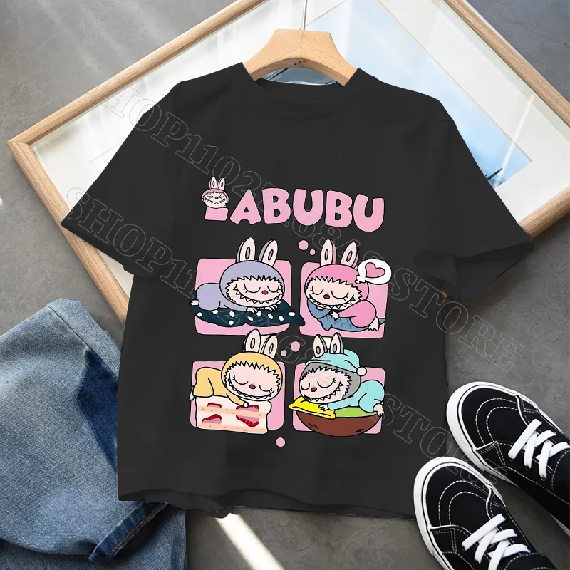 Labubu Cute Boys Girls Clothes Cartoon Character Graphic Print Child T Shirts Cool Comfortable Fashion Tops Birthday Party Gifts Labubu Cute Boys Girls Clothes Cartoon Character Graphic Print Child T Shirts Cool Comfortable Fashion Tops Birthday Party Gifts