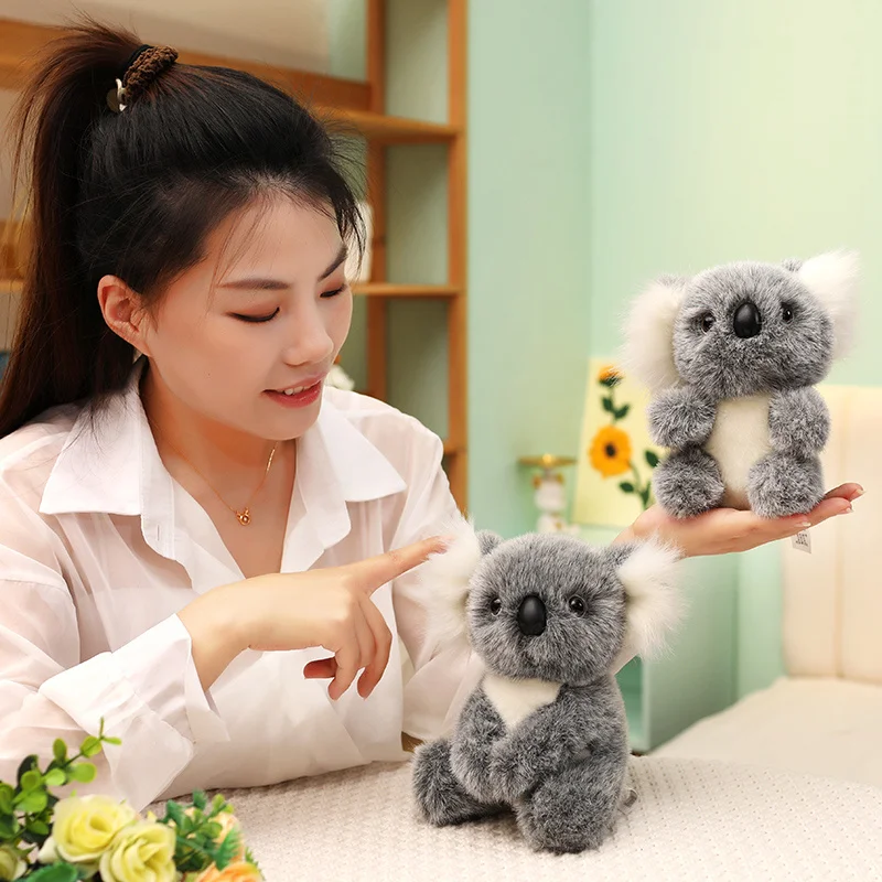 Lovely Australia Koala Plush Toys Furry Koala Bear Plush Dolls Stuffed Soft Animal Pillow for Friend Birthday Christmas Gift Lovely Australia Koala Plush Toys Furry Koala Bear Plush Dolls Stuffed Soft Animal Pillow for Friend Birthday Christmas Gift