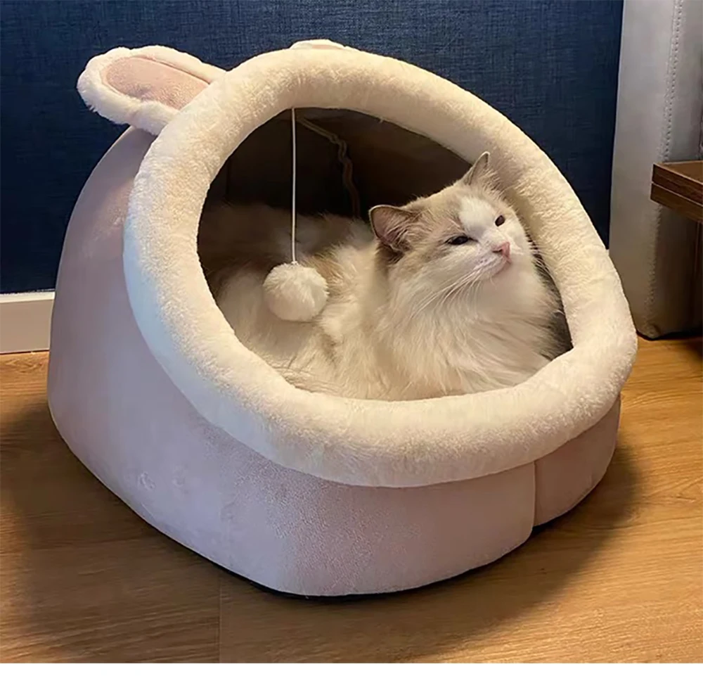 Washable pet lounger cushions, cat mat beds, warm and soft baskets, cozy warm cat kennels, house tents, small pet dogs, winter Washable pet lounger cushions, cat mat beds, warm and soft baskets, cozy warm cat kennels, house tents, small pet dogs, winter