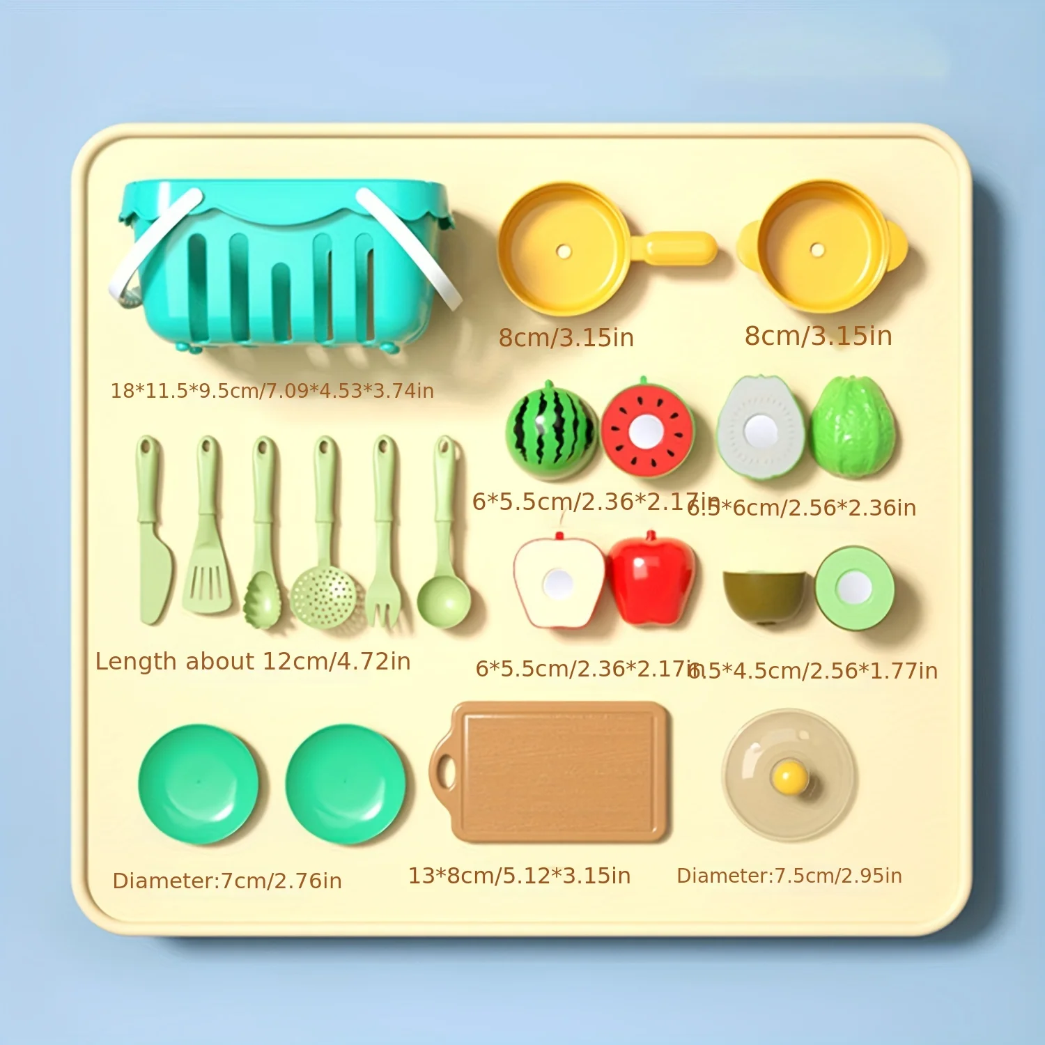 Kids Pretend Play Kitchen Toys Cutting Play Fruit Vegetables Educational Toy Food Kit for Toddler Children Gift Assembly Game
