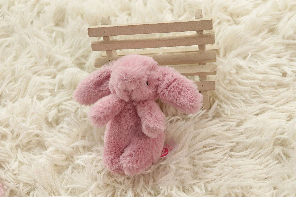 Stuffed Animals Cute Cartoon Rabbit Keychain Love Pompom Trinket Toy Girl Bag Car Keychain Mobile Phone Pendant Jewelry Gift Stuffed Animals Cute Cartoon Rabbit Keychain Love Pompom Trinket Toy Girl Bag Car Keychain Mobile Phone Pendant Jewelry Gift