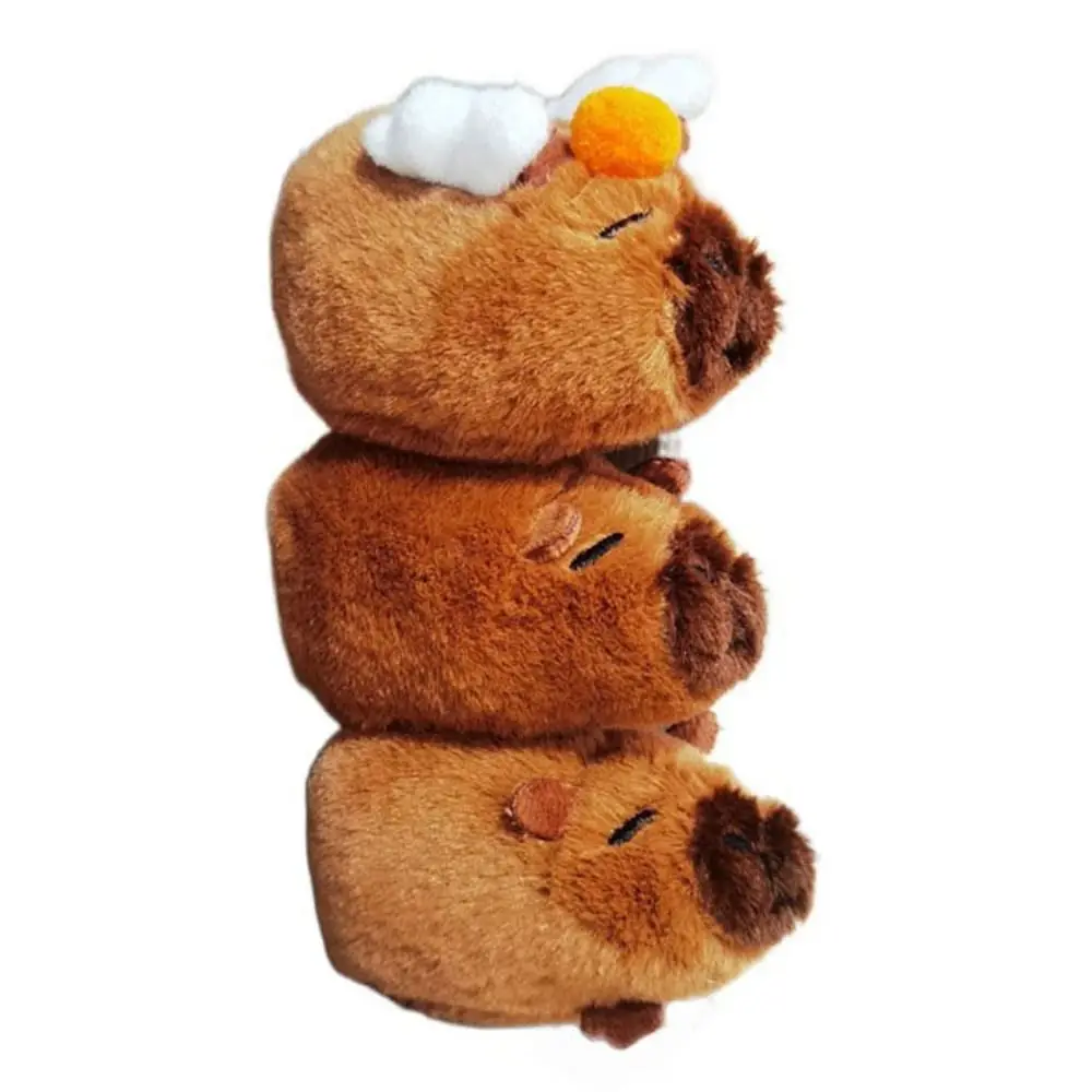 Cute Multicolor Plush Capybara Keychain Toy Cartoon Capybara Headgear Capybara Doll Accessories Guinea Pig Fluffty Animal Doll Cute Multicolor Plush Capybara Keychain Toy Cartoon Capybara Headgear Capybara Doll Accessories Guinea Pig Fluffty Animal Doll