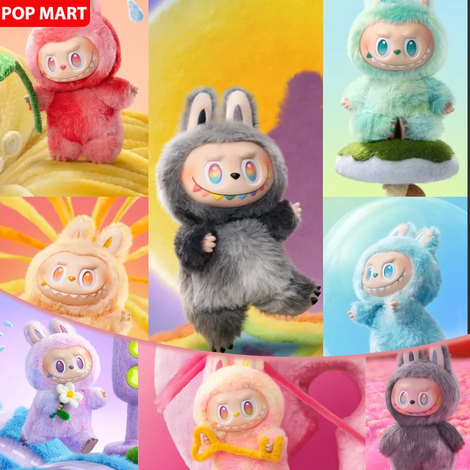 Labubu The Monsters V3 Series Blind Teddy Box, Vinyl Base Toy, Animated Characters, Mysterious Surprise Box, Keychain, Children'