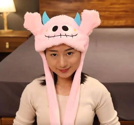 Cartoon Bunny Ear Move Hat Jumping up Toys Rabbit Girls Animal Plush Costume Cosplay Cap Kids Party for Adult Funny Anime Hat Cartoon Bunny Ear Move Hat Jumping up Toys Rabbit Girls Animal Plush Costume Cosplay Cap Kids Party for Adult Funny Anime Hat