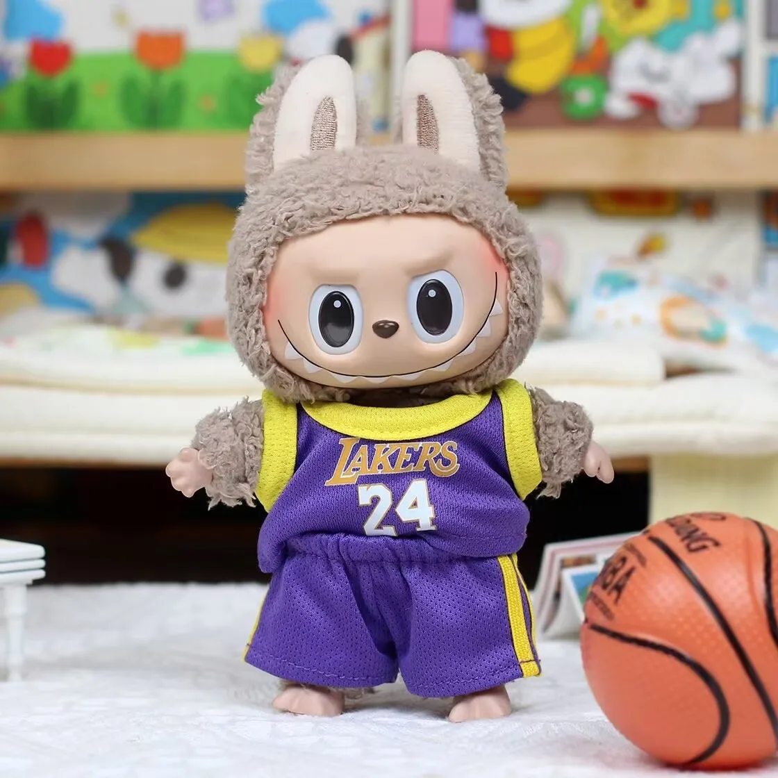 Labuibu Only Selling Clothes 17cm First Second Generation Labubu Basketball Clothes Cute Doll Decoration Handmade Doll Clothes Labuibu Only Selling Clothes 17cm First Second Generation Labubu Basketball Clothes Cute Doll Decoration Handmade Doll Clothes