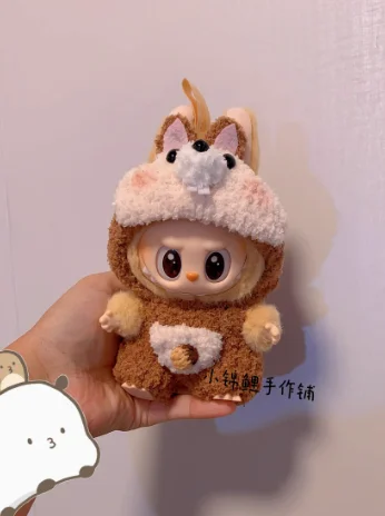 Popmart Labubu 2nd Generation Sitting Party Doll Clothes Handmade Art Weaving Toys Anime Cute Labubu Surrounding Popmart Labubu 2nd Generation Sitting Party Doll Clothes Handmade Art Weaving Toys Anime Cute Labubu Surrounding