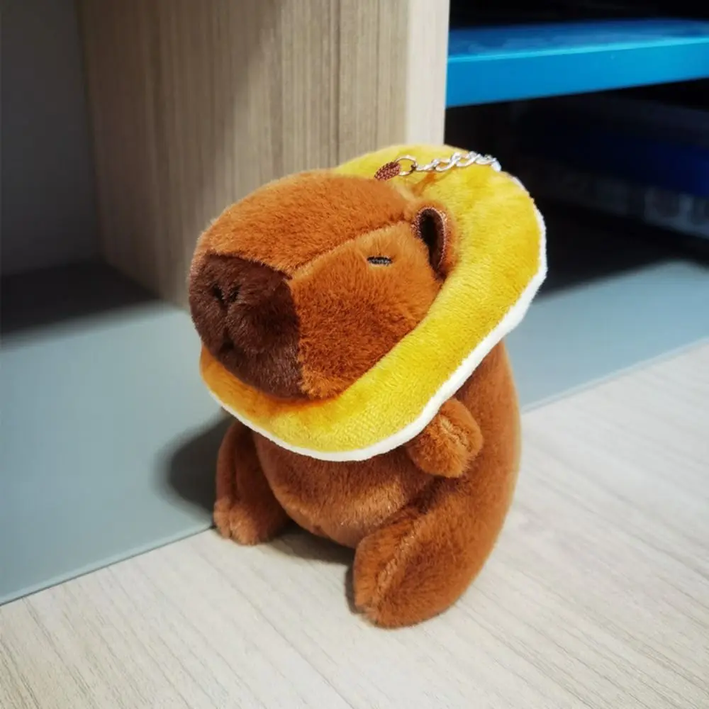 Cute Multicolor Plush Capybara Keychain Toy Cartoon Capybara Headgear Capybara Doll Accessories Guinea Pig Fluffty Animal Doll Cute Multicolor Plush Capybara Keychain Toy Cartoon Capybara Headgear Capybara Doll Accessories Guinea Pig Fluffty Animal Doll